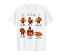 Thanksgiving Trauma Nurse Turkey Pain Scale Assessment Funny Value Graphic T-Shirt, Men, White, S