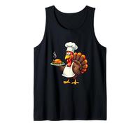 Thanksgiving Turkey Chef Funny Thanksgiving Turkey Tank Top