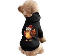 Thanksgiving Turkey Dog Hoodie Sweatshirt Pet Clothes Dog Pullover Sweaters Winter Jacket for Dogs Cats