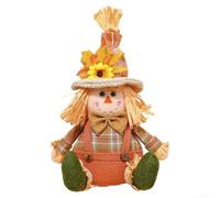 Thanksgiving Turkey Dolls Designed for Indoor Tabletop and Shelf Display with Emphasis on Traditional Autumn Motifs (H)