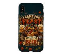 Thanksgiving Turkey I Came For The Feast Stayed For Beer Case for iPhone XS Max