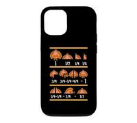 Thanksgiving Turkey Math Fraction Funny Teacher Teaching Case for iPhone 12/12 Pro