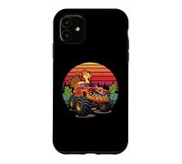 Thanksgiving Turkey Riding Monster Truck Funny Dinner Season Case for iPhone 11