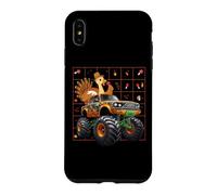 Thanksgiving Turkey Riding Monster Truck Funny Dinner Season Case for iPhone XS Max
