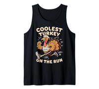 Thanksgiving Turkey Trot 2026 Coolest Turkey on the Run Tank Top