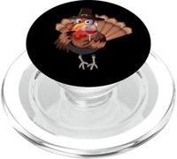 Thanksgiving Turkey Wine Funny Pilgrim Gobble Dinner Humor PopSockets PopGrip for MagSafe