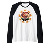 Thanksgiving Turkey Women Girl Leopard Print Autumn Fall Raglan Baseball Tee