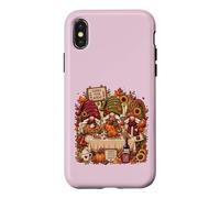 Thanksgiving Wine Mom Fall Gnomes Harvest Case for iPhone X/XS