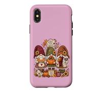 Thanksgiving Wine Mom Fall Gnomes Harvest Case for iPhone X/XS