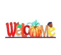 Thanksgiving Wooden Pumpkin Crafts Props Decoration Festival Car Wooden Decoration Snowflake (A, One Size)