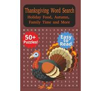 Thanksgiving Word Search: Holiday Food, Autumn, Family Time and More