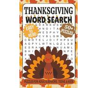 Thanksgiving Word Search Puzzle Book: Word Searches with Easy to Read Print about Thanksgiving, Autumn, and More | 6x9 Inches, 120 pages | 50+ Puzzles ... Adults, Teens, Kids, Vacations, and Holidays,