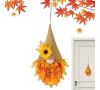 Thanksgiving Wreath, Artificial Thanksgiving Wreath, Festive Decoration with Gnomes for Outdoor Party Harvest Wall Door Entrance Home Decoration Party