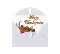 Thanksgiving1 Greetings Single Cards With Envelopes,Greeting Cards Thinking Of You, Encouragement Cards