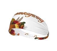 Thanksgiving1 Printing Double-Sided,Unisex Elastic Sports Headband,Ideal As A Gift For Sports-Loving Friends,Family