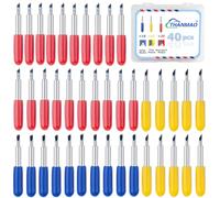 THANMAO 40 Pcs Replacement Blades for Explore Air 2/Air 3/Maker/Maker 3 Cutting Machines - 10 Fine-Point, 20 Standard, 10 Deep Cutting Blades