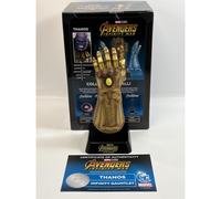 Thanos Infinity Gauntlet Avengers Infinity War Polyresin 20cm Prop on Stand
