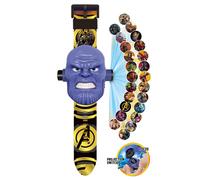 (Thanos) Kids Electronic Projection Watches Digital Childrens Watch 24 Projection 3D Cartoon Watches Spider Man