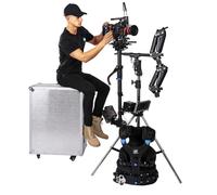 Thanos-PROCINE Steadicam Vest System, 35kg / 77lbs Payload Steadycam Gimbal Vest with Dual Arm & Carbon Fiber Sled for Gimbal Ronin 2, Alexa 35, Amira, FX6, RED V Raptor XL, DJI Ronin 4D Flex RS4 PRO