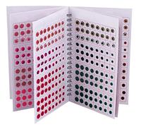 THANU'S CRAFT Different Color Plain Glitter Sparkle Shaded Crystal Stone Mix Bindi Book Kumkum Sticker for Women (948 Bindi Booklet Dairy)