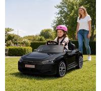 Thaookte Licensed Audi RS e-Tron GT Kids Electric Ride on Car, 2.4G Remote Control & Manual Driving Modes, Toddler Electric Vehicle with Soft Start & 4-Wheel Suspension for 3-5 Years Old, Black