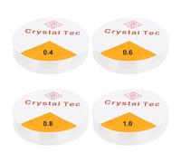 Tharvolex Elastic String Kit 0.4mm 0.6mm 0.8mm 1mm Clear Thread for Jewelry Making & DIY Projects