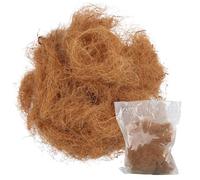 Tharvolex Organic Coconut Husk Silk for Plants,Bird Nesting Material,Organic Coco Coir for Plants,Perfect for Greenery Covering,Gardening,Outdoor Use(SIZE:300g)
