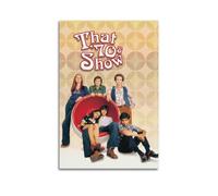 That '70s Show Poster Vintage Wall Art Canvas Aesthetic Posters Music And Movies Decor Painting for Living Room Bed Room 12x18inch(30x45cm) Unframe-style