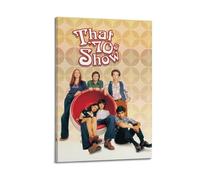 That '70s Show Poster Vintage Wall Art Canvas Aesthetic Posters Music And Movies Decor Painting for Living Room Bed Room 16x24inch(40x60cm) Frame-style