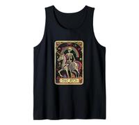 That Bitch Skeleton Unicorn Rainbow Mystic Pony Tarot Card Tank Top
