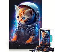 That Cats From Outer Space Teenager Jigsaw Puzzles 1000 Pieces Memory Boost Home Activity Pattern Assembly Perfect Present (38x52cm)