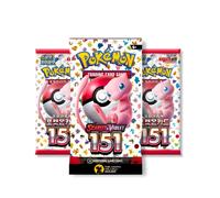That Chunky Yellow Mouse Pokemon 151 Booster Bundle - 1 English + 2 Bonus Korean Booster Packs That Chunky Yellow Mouse Multicolor
