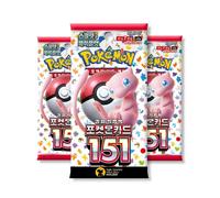 That Chunky Yellow Mouse Pokemon 151 Korean Packs x 3 That Chunky Yellow Mouse Multicolor