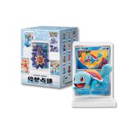 That Chunky Yellow Mouse Pokemon Blind Box Vol. 2: 2 Chinese 151 Packs, 1 Figure, Rare Card in Blue That Chunky Yellow Mouse Blue