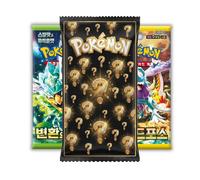 That Chunky Yellow Mouse Pokemon Korean Assorted Booster Pack Bundle - 3 Pack Mystery Mix That Chunky Yellow Mouse Multicolor