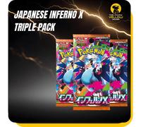 Pokemon Phantasmal Flames Japanese Pokémon Booster Packs | Inferno X Bundle Triple Packs | Sealed Pokemon Card Packs TCYM Inspected |