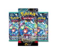 That Chunky Yellow Mouse Pokemon Stellar Crown Booster Bundle - 1 English + 2 Korean Packs That Chunky Yellow Mouse Multicolor