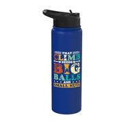 That Climb Needs Big Balls - Bolder Bouldering Rock Climber Stainless Steel Insulated Water Bottle