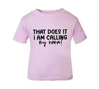 That Does it I'm Calling My Nana Statement [BBY5] Short Sleeve Cotton Toddler t Shirt, 3-4 Years, Pastel Pink