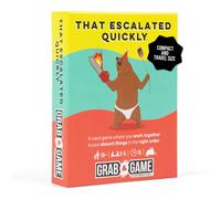 That Escalated Quickly: Grab and Game by Exploding Kittens- Compact Travel-Sized Card Game for 3-5 Players - Ages 10+ - 15 Minutes to Play - Party Ga
