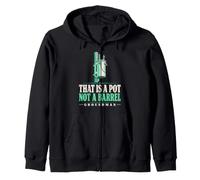 That is a Pot Not a Barrel Groundman Transformer Pole Mount Zip Hoodie