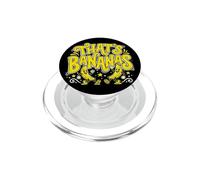 That’s Bananas Retro Yellow Fruit Summer Characters PopSockets PopGrip for MagSafe