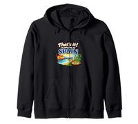 That’s It I’m Moving to Spain Funny Spanish Travel Humor Zip Hoodie
