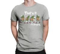 That´s It I´m Not Going Christmas Men's T-Shirt, gray, XL