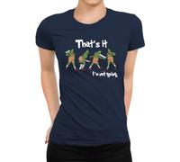 That´s It I´m Not Going Christmas Women's T-Shirt, navy blue, XL