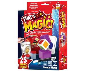 That’s Magic Mentalism & Mind Reading Kit for Kids - 25 Easy Memory Magic Tricks - Includes Symbols, Number Predictions & Online Video Tutorials - Fun STEM Boys & Girls Gift - For Ages 6+