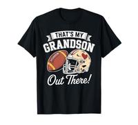 That’s My Grandson Out There Football Design T-Shirt