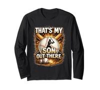 that’s My Sons Baseball Dad Mom Parent Pride Sports Long Sleeve T-Shirt