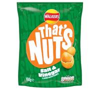 That’s Nuts Walkers Salt & Vinegar Coated Peanuts Case 160g (Case of 8)