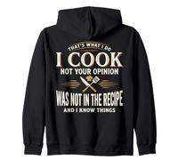 That’s What I Do I Cook And I Know Things Zip Hoodie